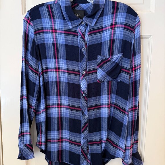 Worn once! RAILS Hunter plaid shirt Size Small - Picture 2 of 9